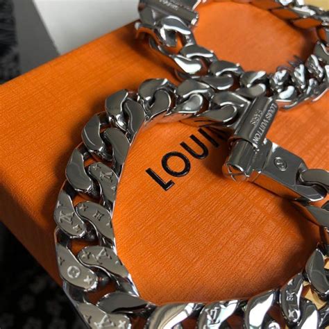 louis vuitton chain replacement|Louis Vuitton cuban link chain.